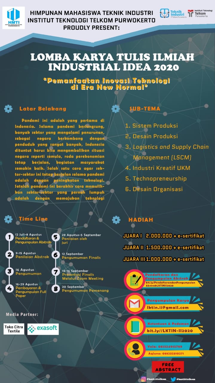 Lomba Karya Tulis Ilmiah Industrial Idea Fakultas Rekayasa